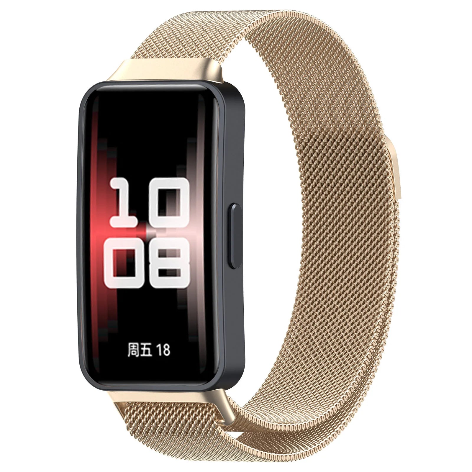 Correa milanesa Huawei Band 10 (champán)