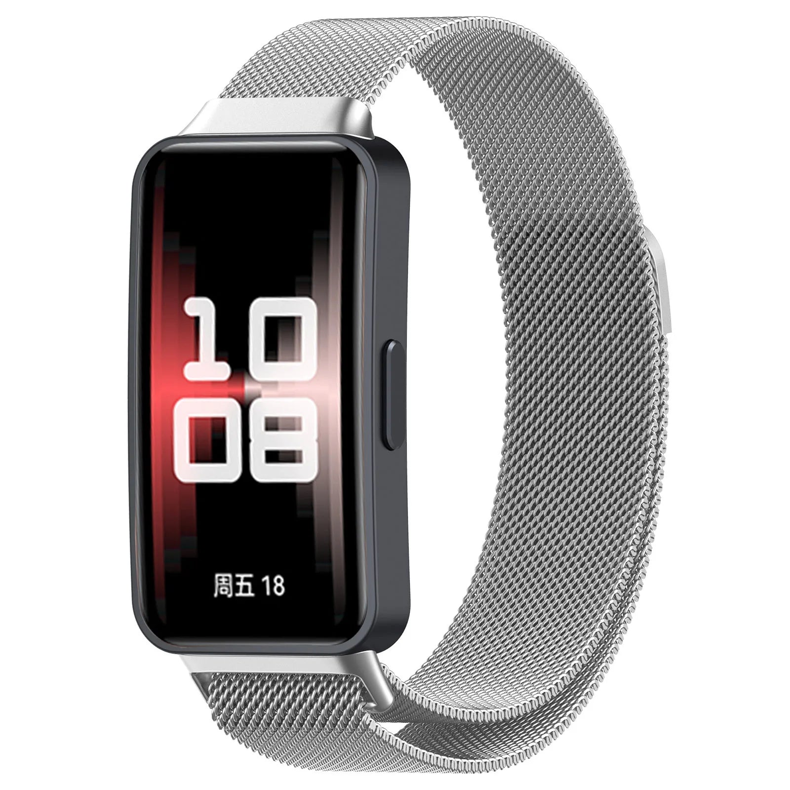 Correa milanesa Huawei Band 10 (plata)