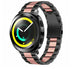 Correa acero Samsung Gear Sport (negro/rosa)