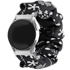 Samsung Galaxy Watch 6 Classic 47mm Scrunchie Strap (Black Mix)