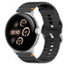 Correa silicona ondulada Google Pixel Watch 4 - 45mm (negro)