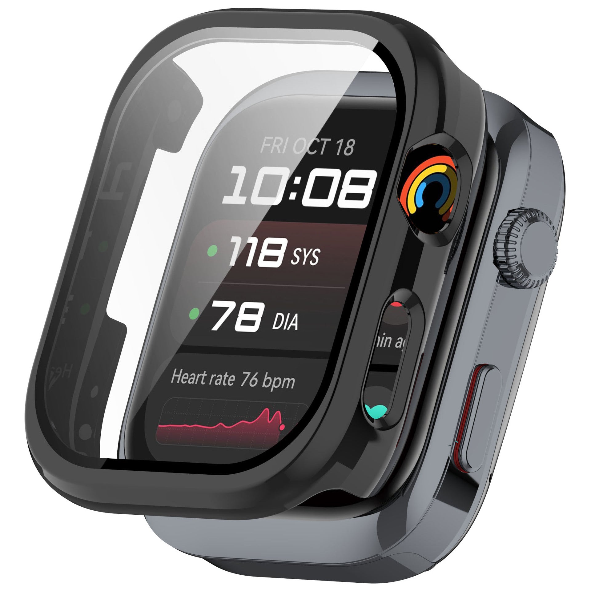 Funda rígido con cristal Huawei Watch D2 (negra)