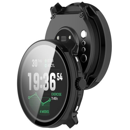 Funda con vidrio PC Suunto Race 2 (negro)