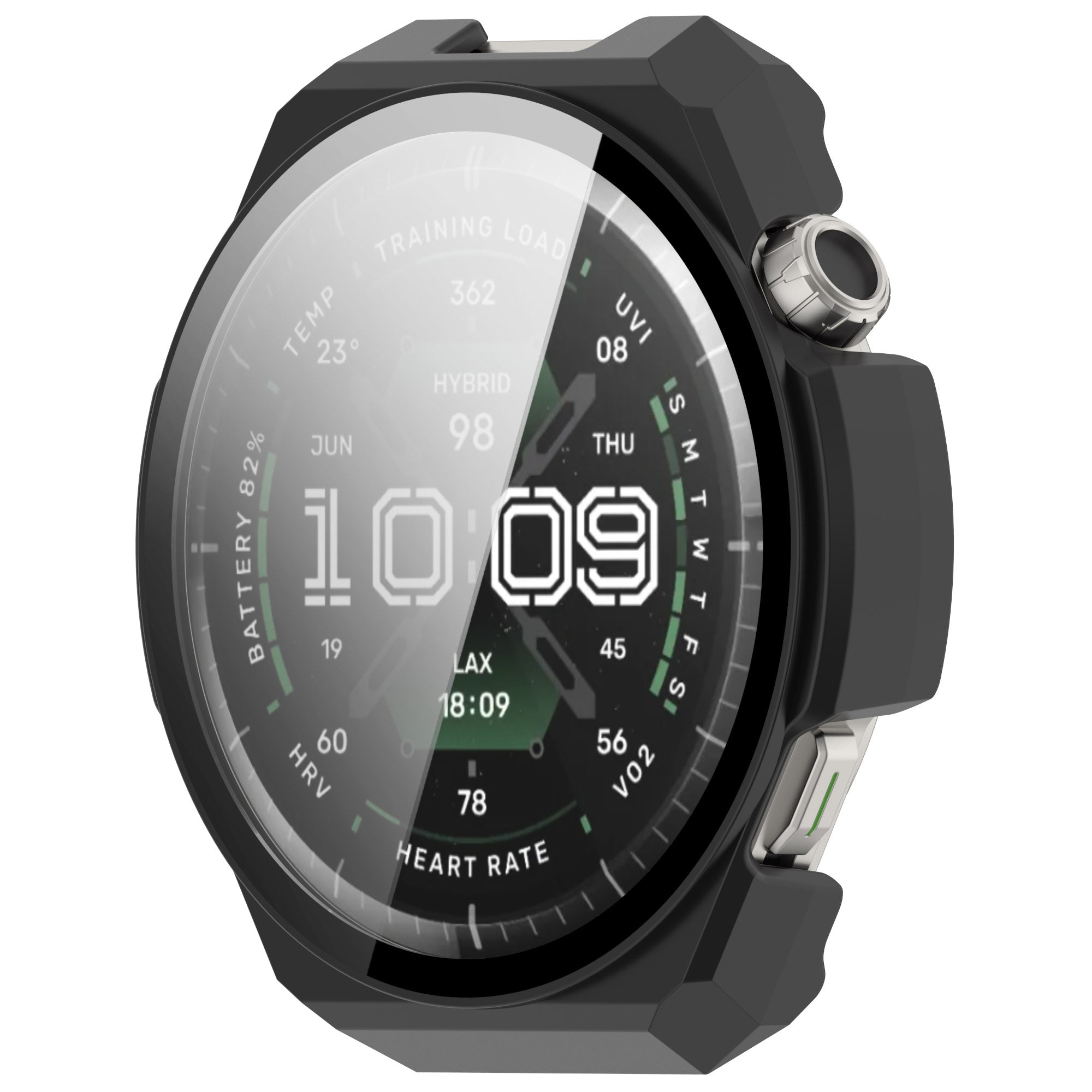 Amazfit Balance 3 PC Case with Glass (Black)
