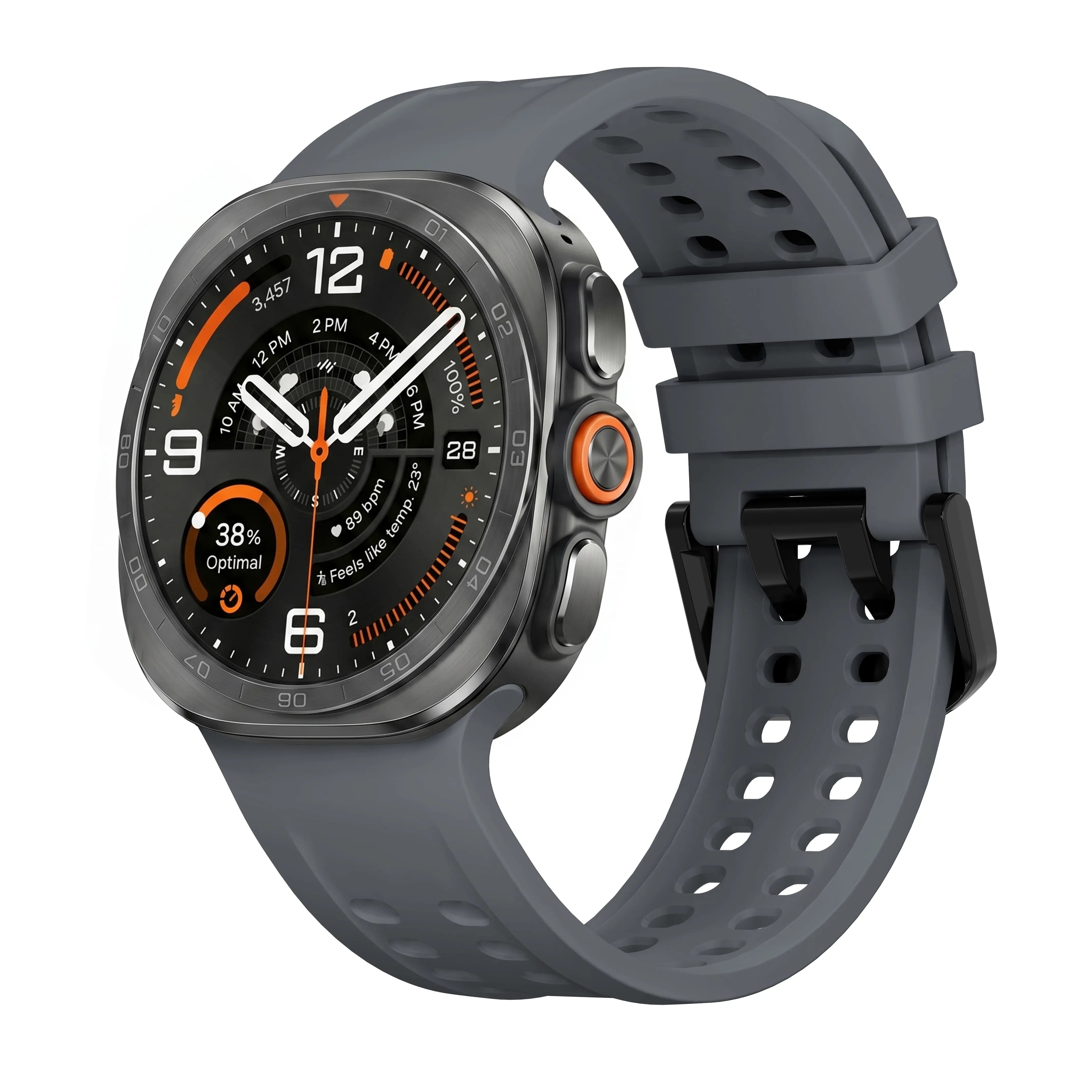 Correa silicona Samsung Galaxy Watch Ultra (gris oscuro)