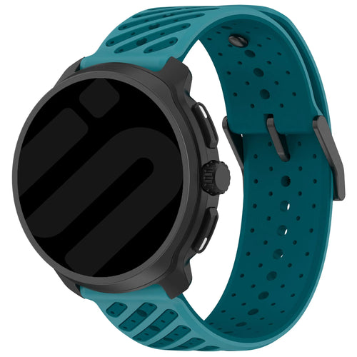 Correa silicona a rayas Oppo Watch X (azul)