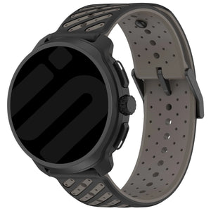 Correa silicona a rayas Suunto Race 2 (gris)