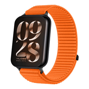 Correa nylon ondulada Xiaomi Smart Band 9 Pro (naranja)
