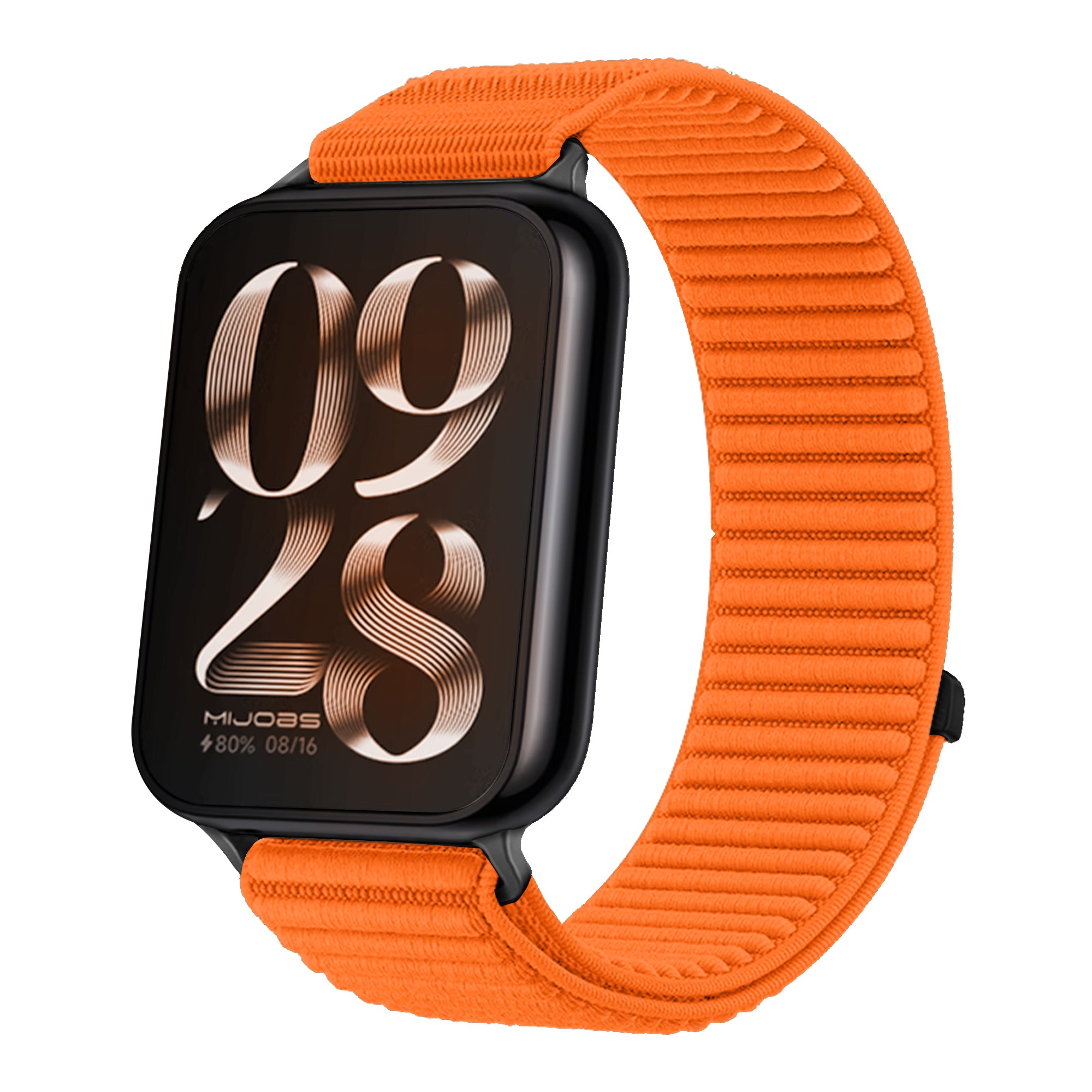 Correa nylon ondulada Xiaomi Smart Band 9 Pro (naranja)