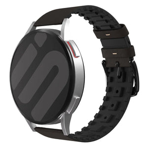 Correa cuero y silicona Amazfit Bip U (Pro) (marrón)