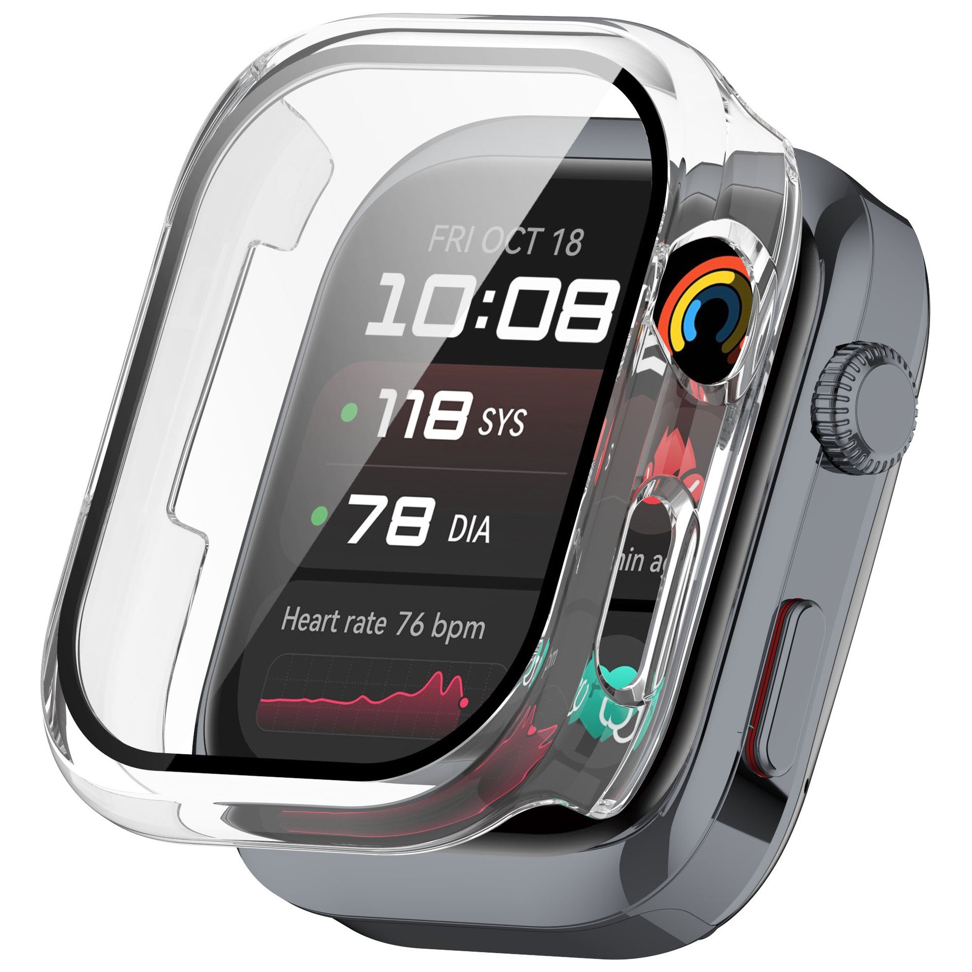 Funda rígido con cristal Huawei Watch D2 (transparente)