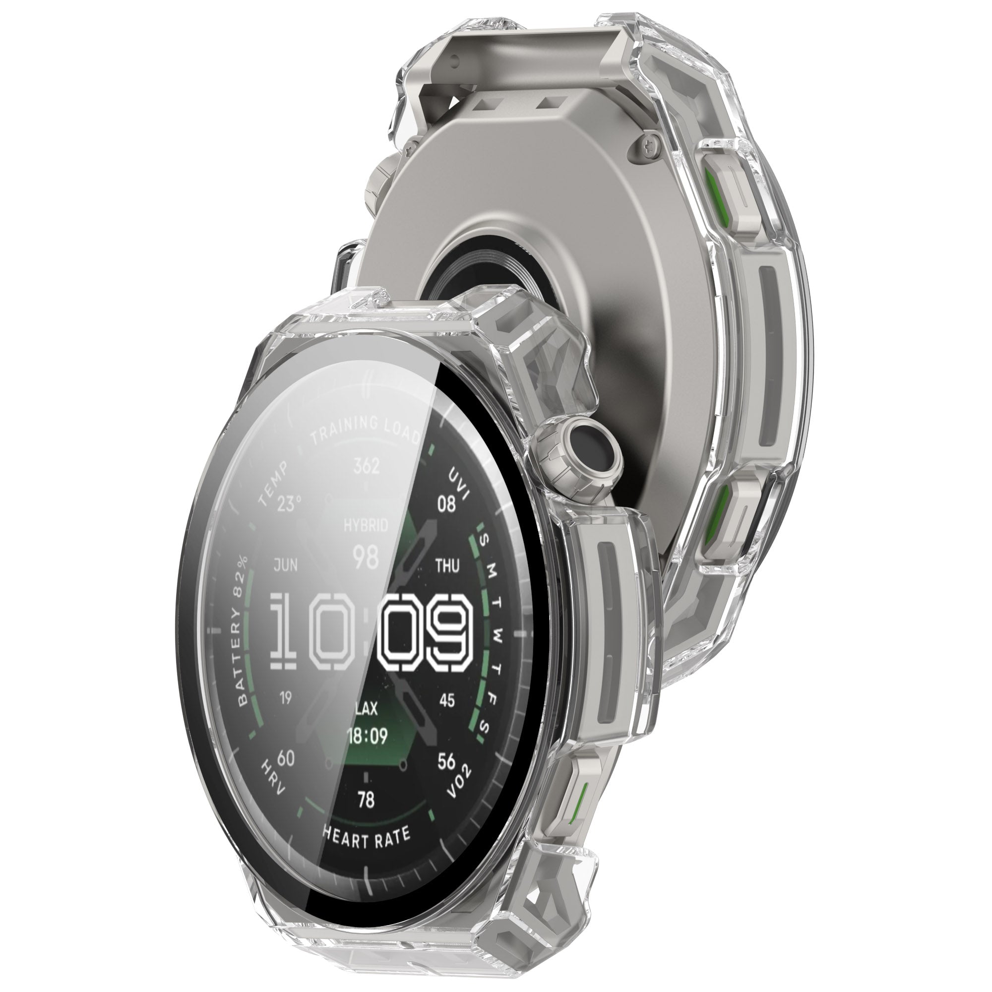 Amazfit Balance 3 PC Case with Glass (Transparent)