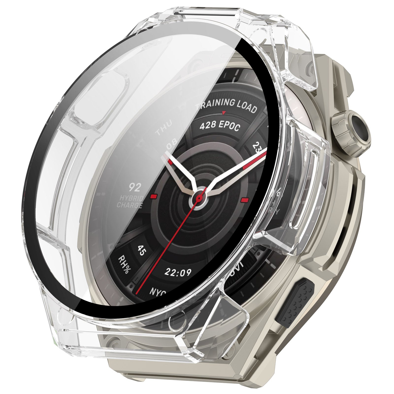 Amazfit Balance Ultra PC Case with Glass (Transparent)