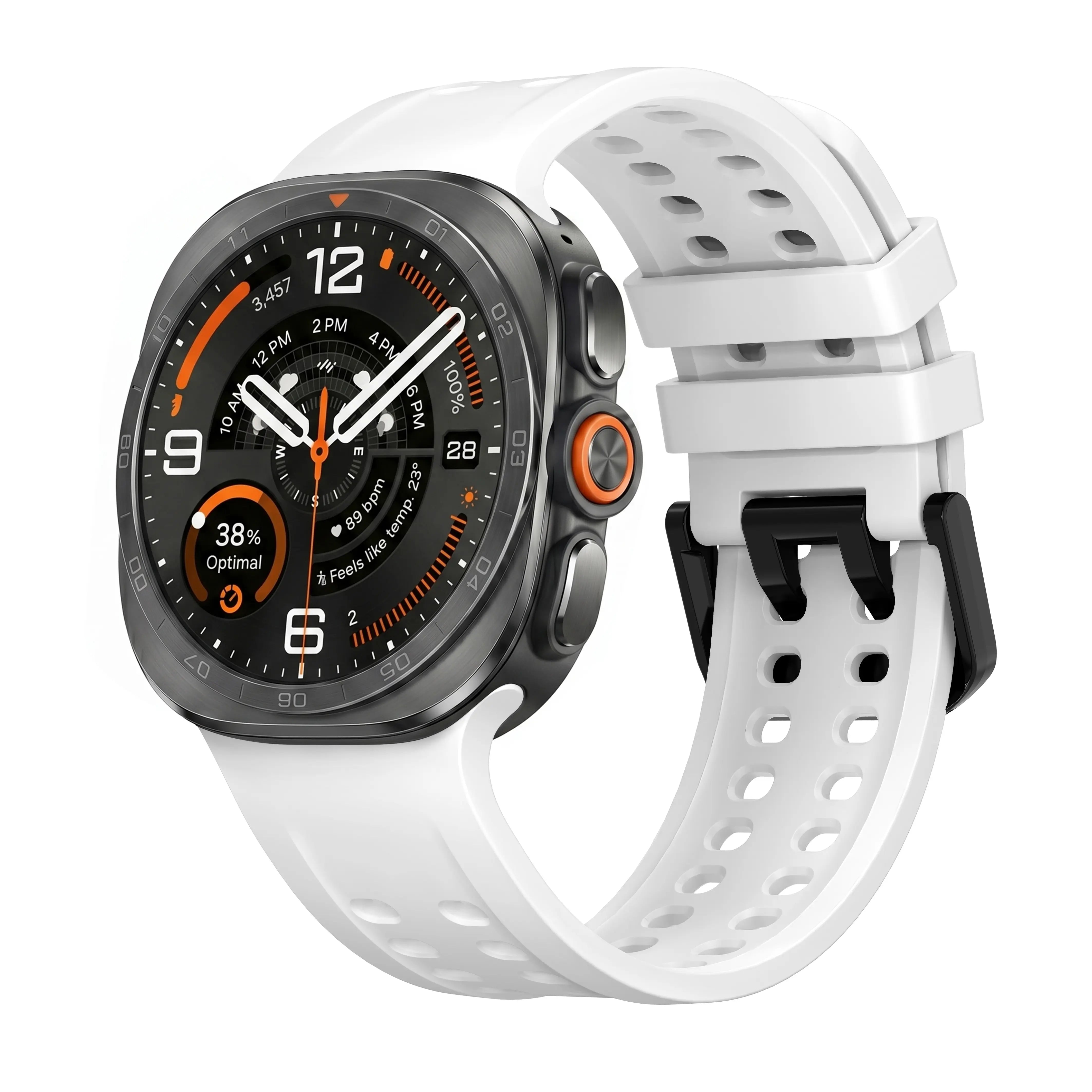 Correa silicona Samsung Galaxy Watch Ultra (blanco)