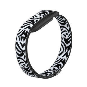 Correa elástica Fitbit Air (leopardo blanco)