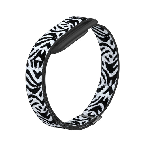 Correa elástica Fitbit Air (leopardo blanco)