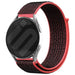 Correa nylon OnePlus Watch 3 - 46mm (negro/coral)