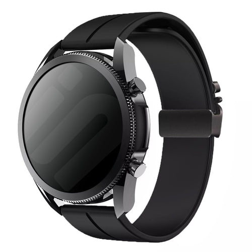 Huawei Watch GT 3 Pro 46mm Silicone Strap with P-Buckle (Black)