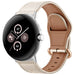 Correa cuero con hebilla Google Pixel Watch 4 - 41mm (beige)