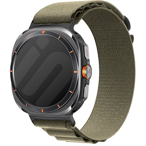 Correa Alpine nylon Samsung Galaxy Watch Ultra 2 (oliva)