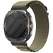 Correa Alpine nylon Samsung Galaxy Watch Ultra 2 (oliva)