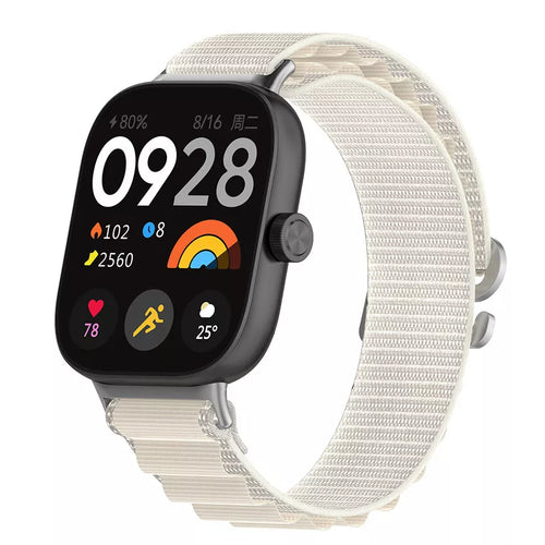Correa nylon Alpine Xiaomi Smart Band 8 Pro (blanco estrella)