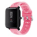 Correa silicona estampada Xiaomi Amazfit Bip (rosa brillante)