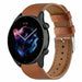 Correa cuero Amazfit GTR 3 (Pro) (marrón apretado)