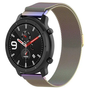 Milanese Strap, on a watch, 3/4 front view