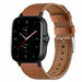 Correa cuero Amazfit GTS 2 (marrón apretado)