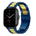 Correa acero Amazfit GTS 2 (azul/dorado)
