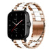 Correa acero Amazfit GTS 2 (oro rosa/blanco)