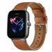 Correa cuero Amazfit GTS 3 (marrón apretado)