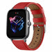 Correa cuero Amazfit GTS 3 (rojo)