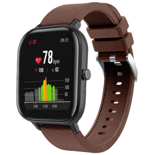 amazfit-gts-siliconen-bandje-koffiebruin
