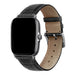 Correa cuero patrón cocodrilo Amazfit GTS 3 (negro)