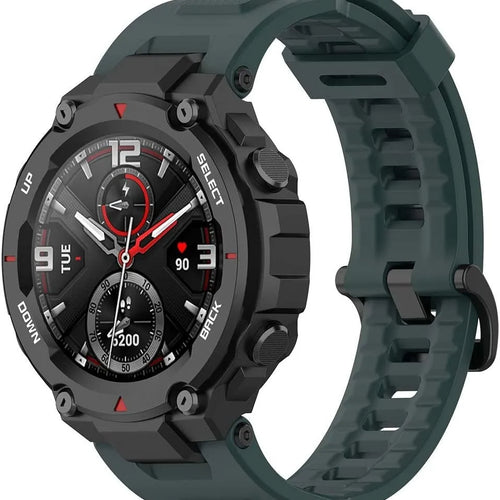 amazfit-t-rex-siliconen-bandje-donkergroen