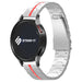 Huawei Watch Correa de hierro de acero GT 3 Pro 43 mm (plata/rojo)
