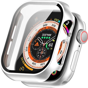 Apple Watch 10 & 11 Hard Case with Glass (Silver)