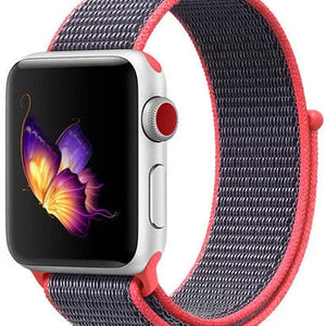 Nylon Strap, on a watch, 3/4 front view