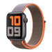 Correa nylon Apple Watch (marrón/naranja)