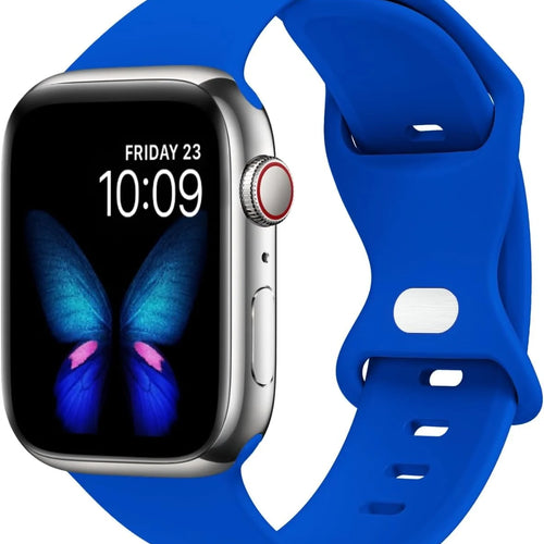 Correa silicona clásica Apple Watch Ultra (azul real intenso)