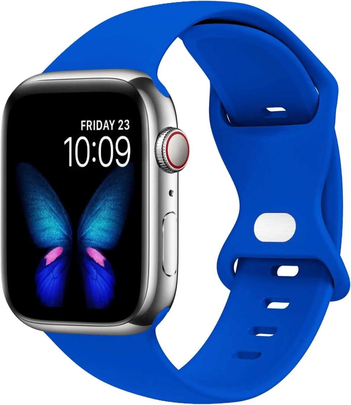 Correa silicona clásica Apple Watch Ultra (azul real intenso)