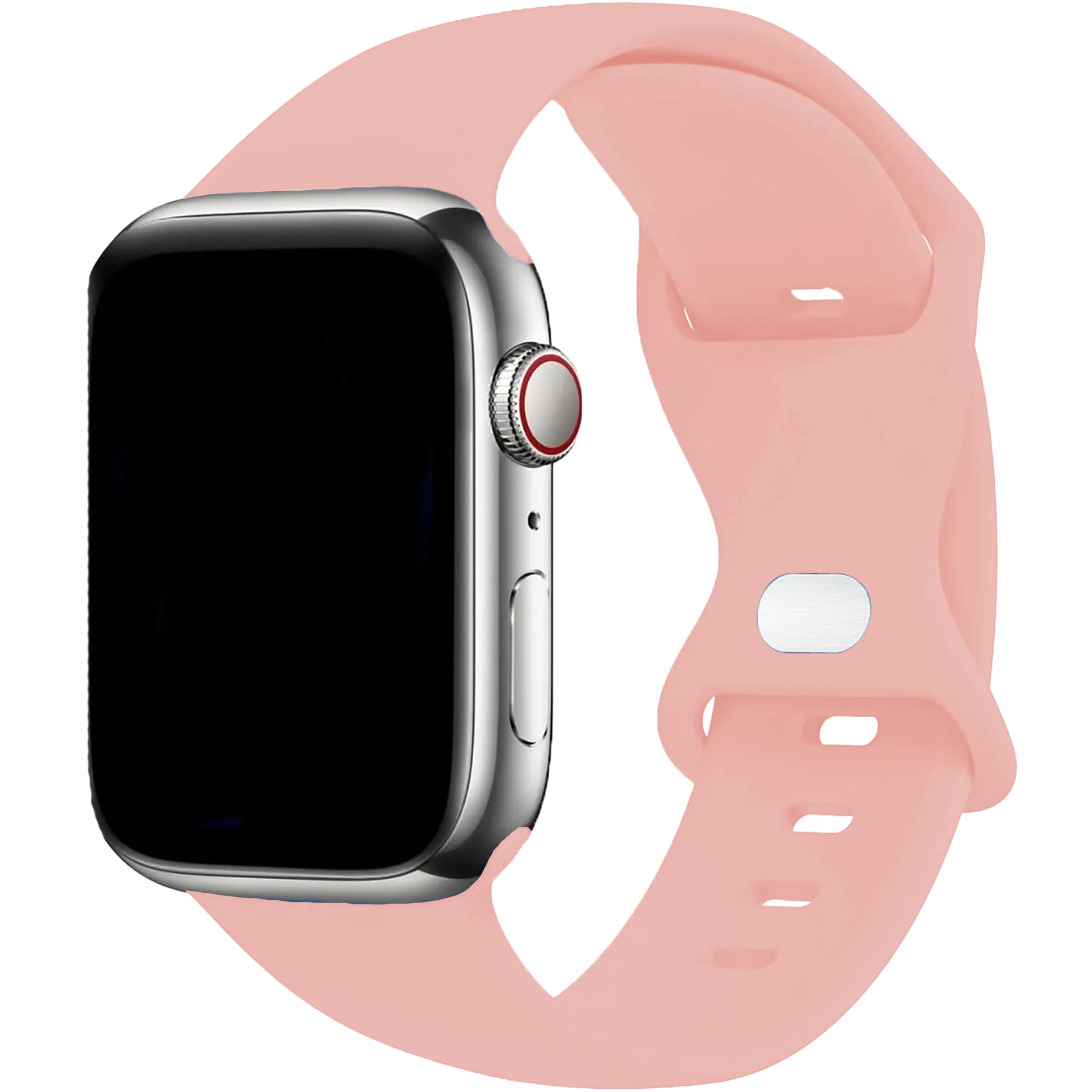 Correa Apple Watch silicona (rosa claro)