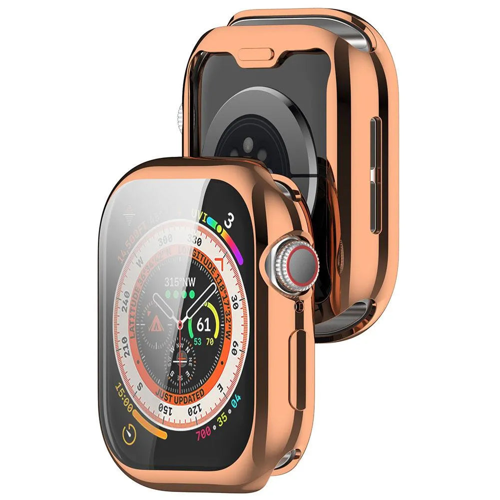 Funda TPU Apple Watch 10 & 11 - 42mm (rosa dorado)