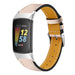 Correa cuero moderna Fitbit Charge 6 (beige)