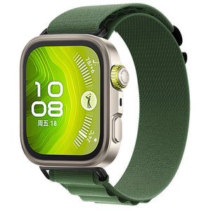 Correa Alpine nylon Huawei Watch Fit 5 Pro (verde militar)