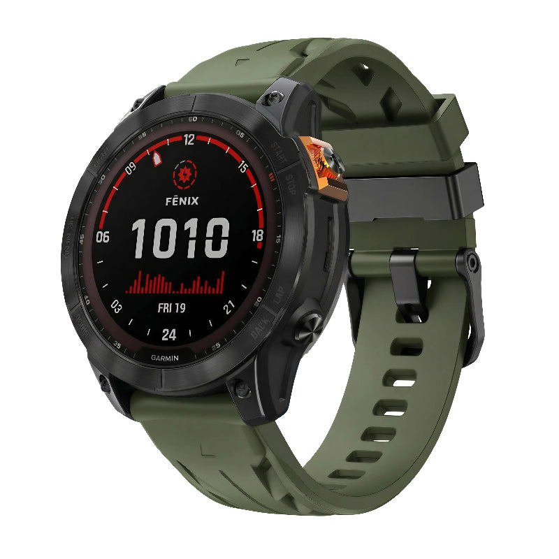Garmin Tactix 7 Pro Race Silicone Strap (Army Green)