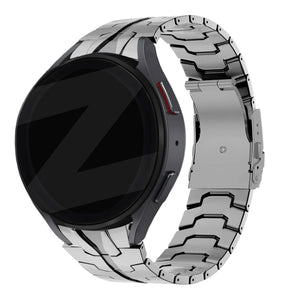 Bandz Samsung Galaxy Watch 6 44mm Steel Strap 'Iron' (Silver)