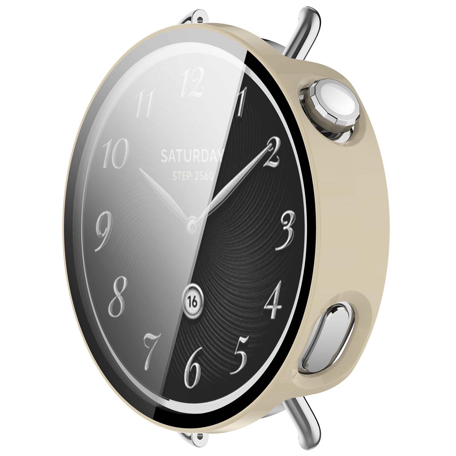 Funda PC con vidrio Xiaomi Watch S4 - 41mm (beige)